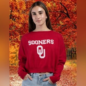 Womens Sooners OU Hype and Vice Sweater Medium BNWT